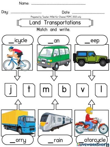 Land transportations
