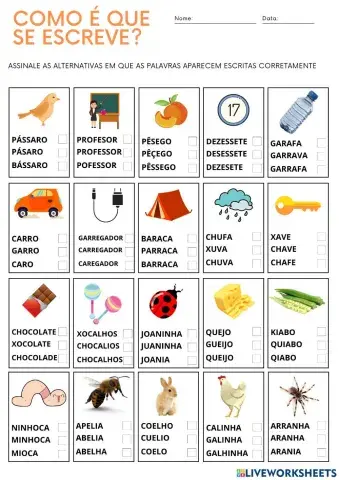 Como é que se escreve