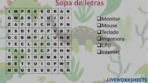 Sopa de letras