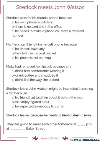 Sherlock meets John Watson