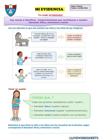 Yo cuido mi bienestar