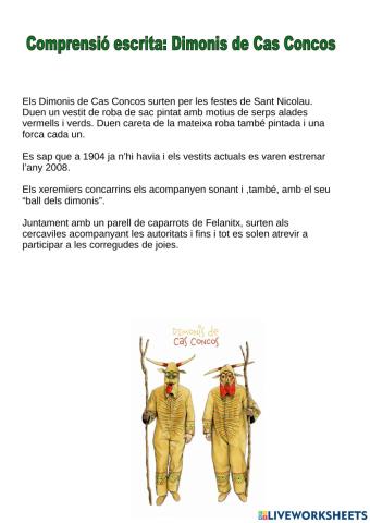 Dimonis de Cas Concos