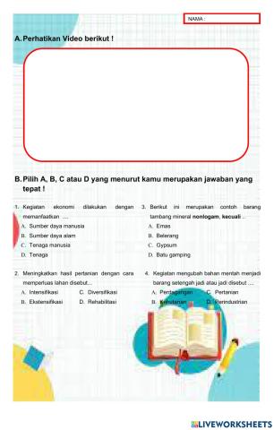 Jenis-jenis Usaha Ekonomi Masyarakat