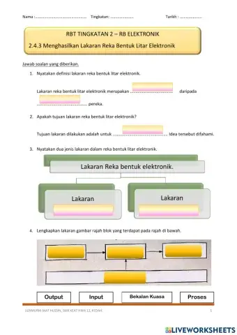 2.4.3 Lakaran RB Elektronik
