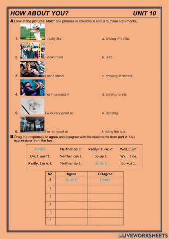 Gerunds- short responses