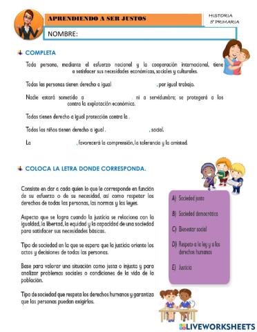 Aprendiendo a ser justo