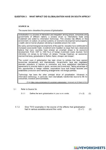 History paper 2 part 3