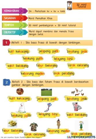 Perkataan kv+kv+kvkk