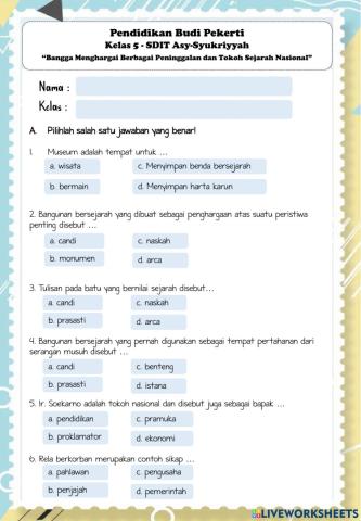 Bangga Menghargai Peninggalan dan Tokoh Sejarah Nasional