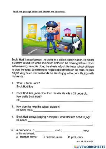 Comprehension text