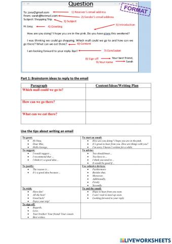 Tuition YPJ Email Practice