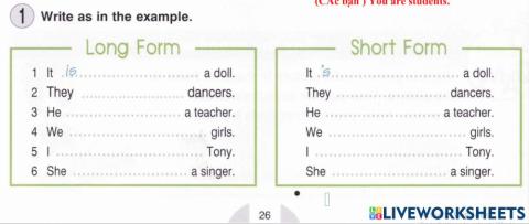 NRU starter tobe Unit 6 bài 1