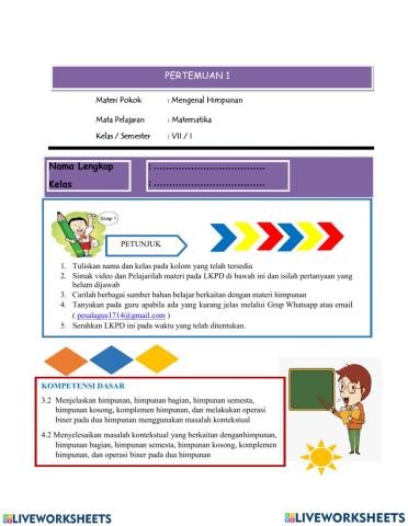 Himpunan Pertemuan 1