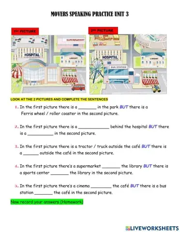 Movers speaking unit 3