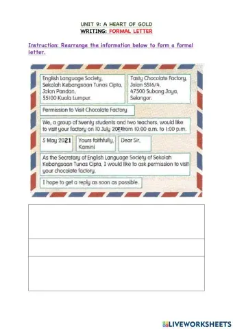 Unit 9:A Heart of Gold - Writing-2