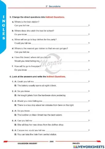 Unidad 6 - inglés 3°