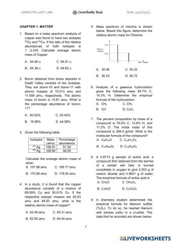 Chembuddy Matter page 1
