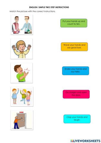 Greetings: Simple step two instructions