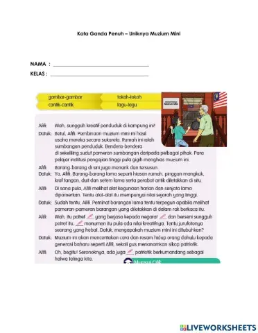 Kata Ganda Penuh -Uniknya Muzium Mini