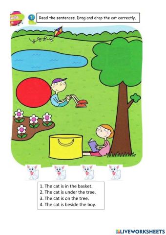 Year 1 Supermind : Preposition