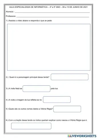 Folclore 4º e 5º Ano