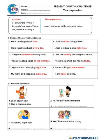 Present continuous Tense