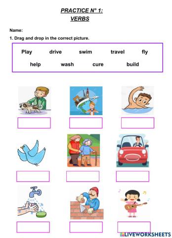 Verbs in past and present