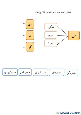 Imbuhan apitan men...i- kan