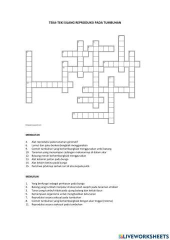 TTS Reproduksi Tumbuhan