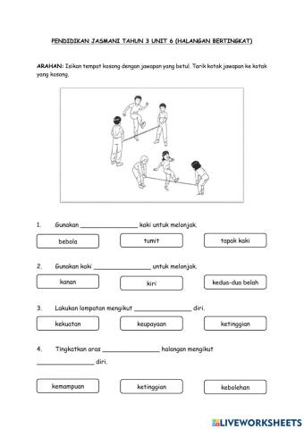 PJ Tahun 3 - Unit 6 (Halangan Bertingkat)