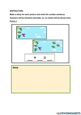 Addition & Subtraction Stories