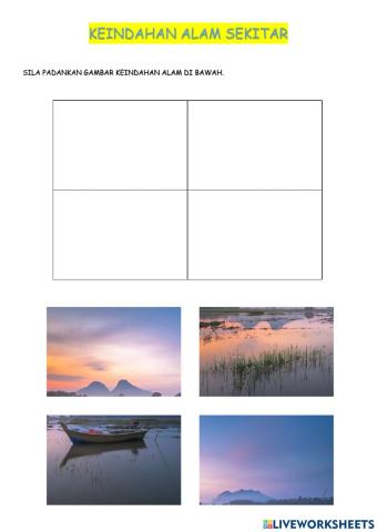 Keindahan alam sekitar