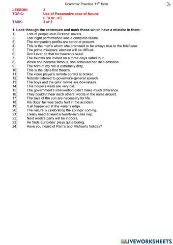 L2 possessive case ex3