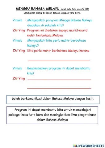 Latihan bahasa melayu