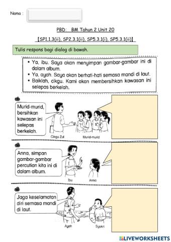 BM tahun 2- PBD Unit 20