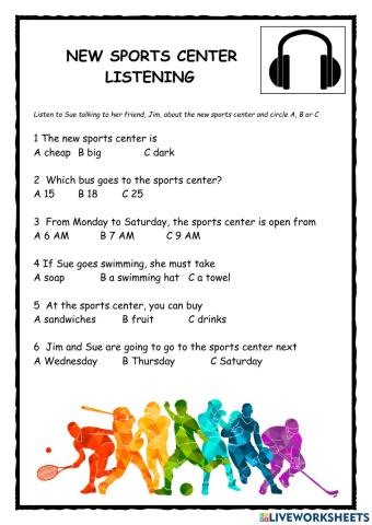 New Sports Center Listening KET