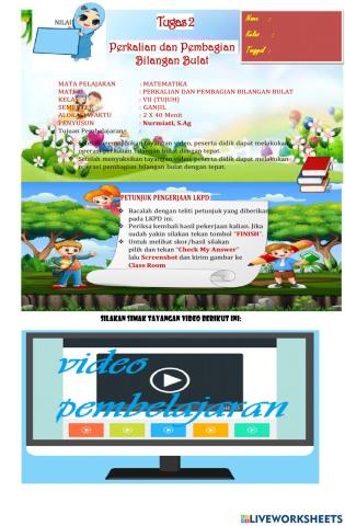 Perkalian dan pembagian BilanganBulat