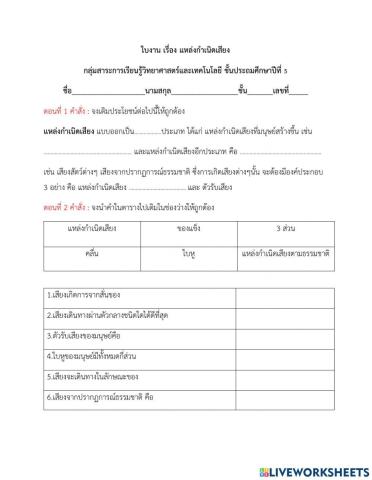 แหล่งกำเนิดเสียง