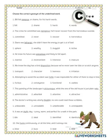 Unit 2: context clue