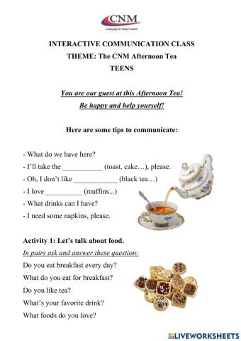 The CNM Afternoon Tea