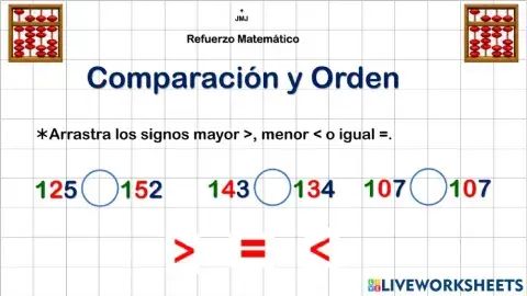 Comparación y Orden