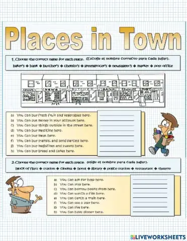 Places in town