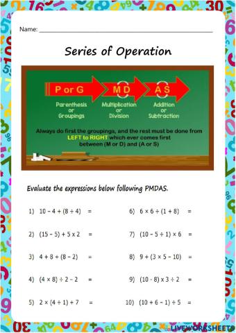 M5 - Order of Operations