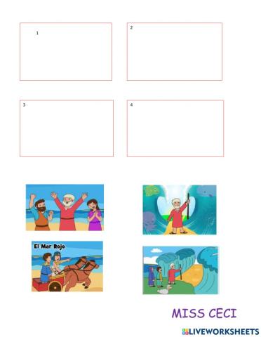 Moisés y el mar rojo