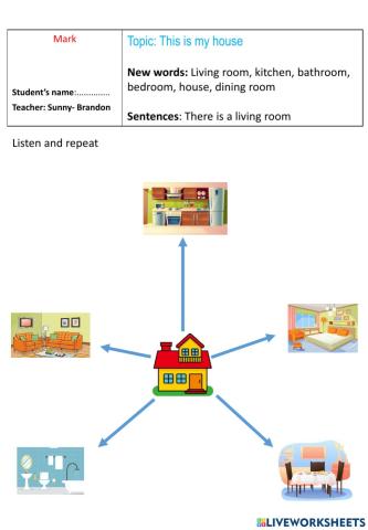WS: Rooms in a house
