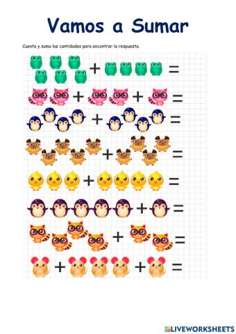 Vamos a sumar