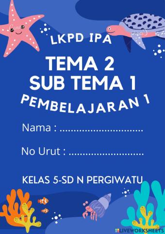 LKPD IPA Alat Pernapasan pada hewan