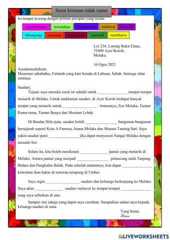 Surat kiriman tidak rasmi