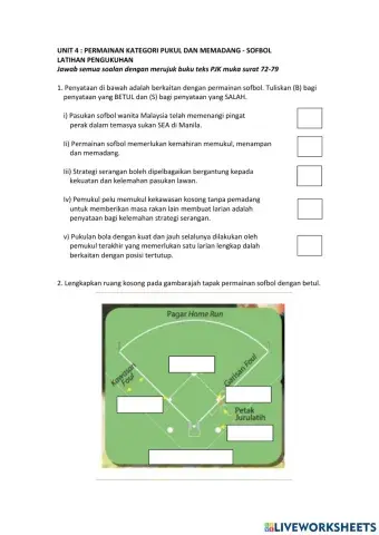 Unit 4 : MEMUKUL DAN MEMADANG