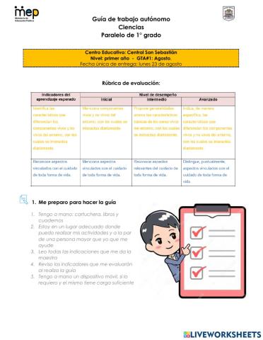 GTA -1 Agosto Ciencias